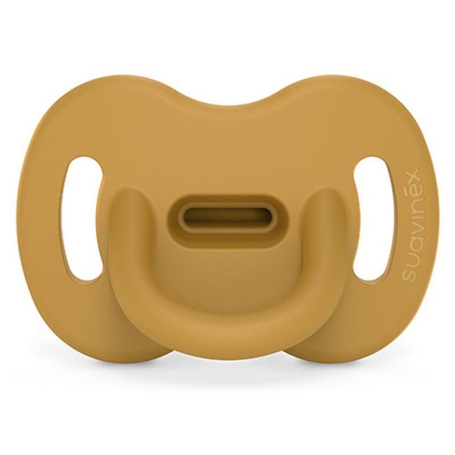 Ciuccio in silicone fisiologico 0/6m SX Pro Mostarda SUAVINEX - 1