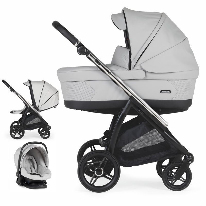 Poussette Trio Bebecar Flowy KP 424 Mixte Crhome Noir BEBECAR BebeCenter