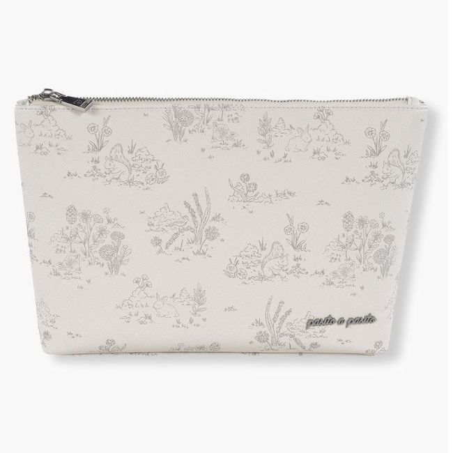 Nécessaire Toile de Jouy Crème