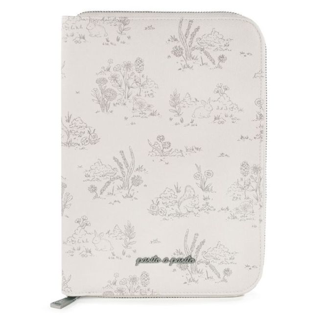 Porte-documents Bébé Toile de Jouy Cream