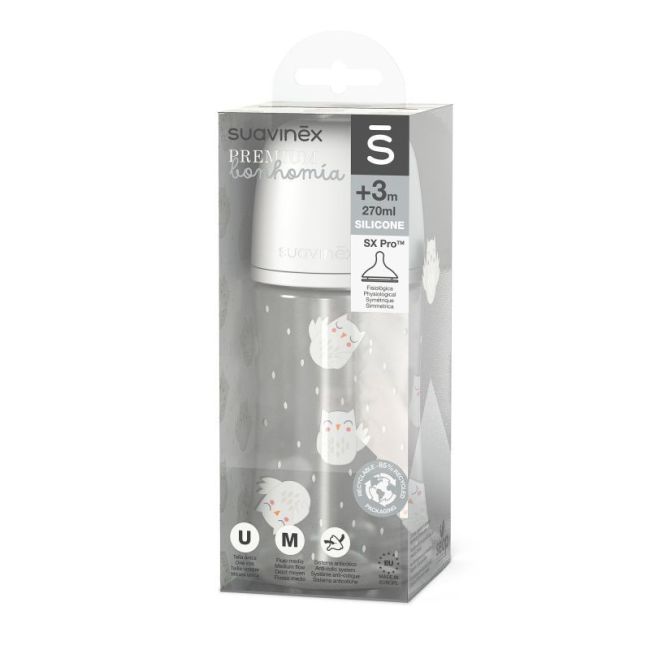 Bonhomia 270 ml Flasche mit SX Pro Medium Flow Beige Sauger