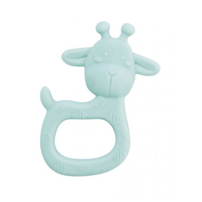 Silicone teether Giraffe Party Mint