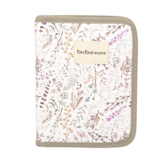 Dokumententasche Bimbidreams mit Nizza-Muster - Weiß/Lila BIMBIDREAMS - 1