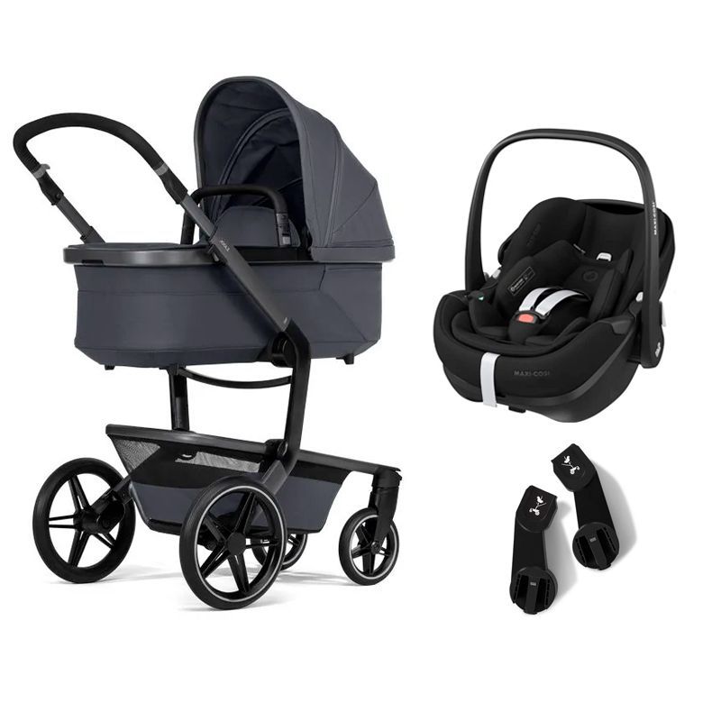 Poussette trio grise outlet