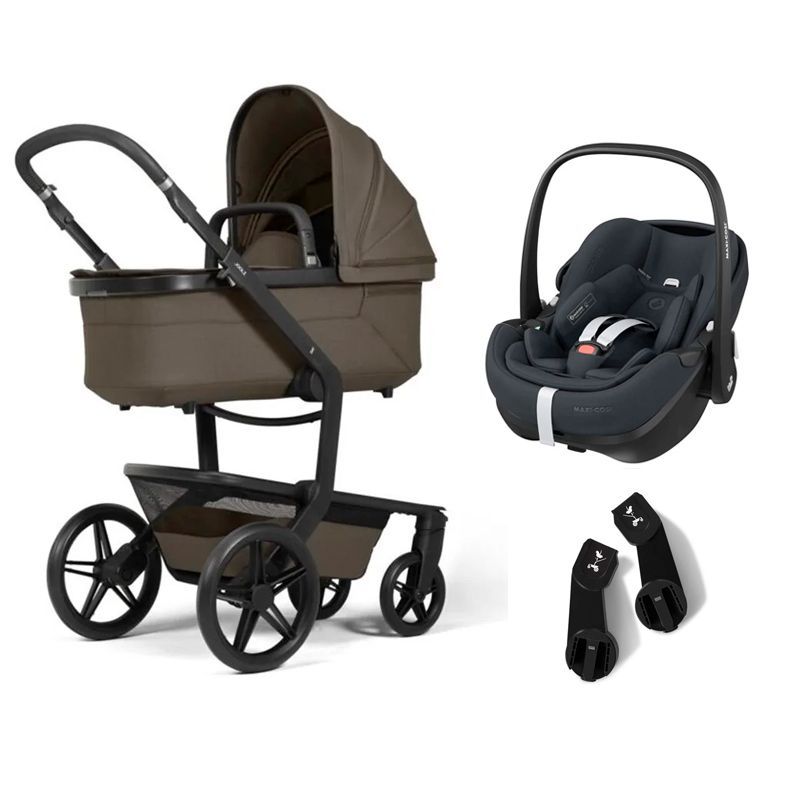Kinderwagen Trio Joolz Day 5 Hazel Brown mit Babyschale Pebble Grau - JOOLZ  | BebeCenter