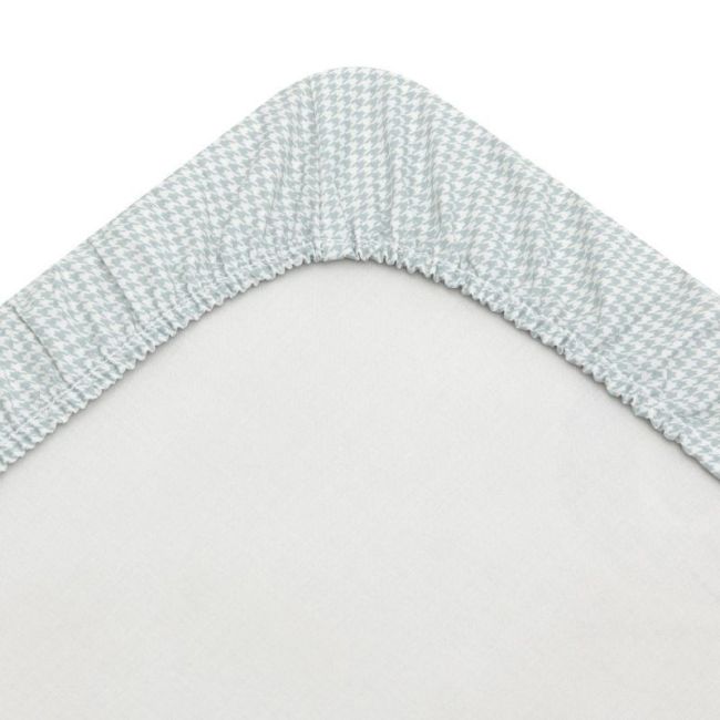 Lenzuolo per lettino 60 Pack 2 pezzi 60X120X17 cm Mini Windsord Mint CAMBRASS - 3