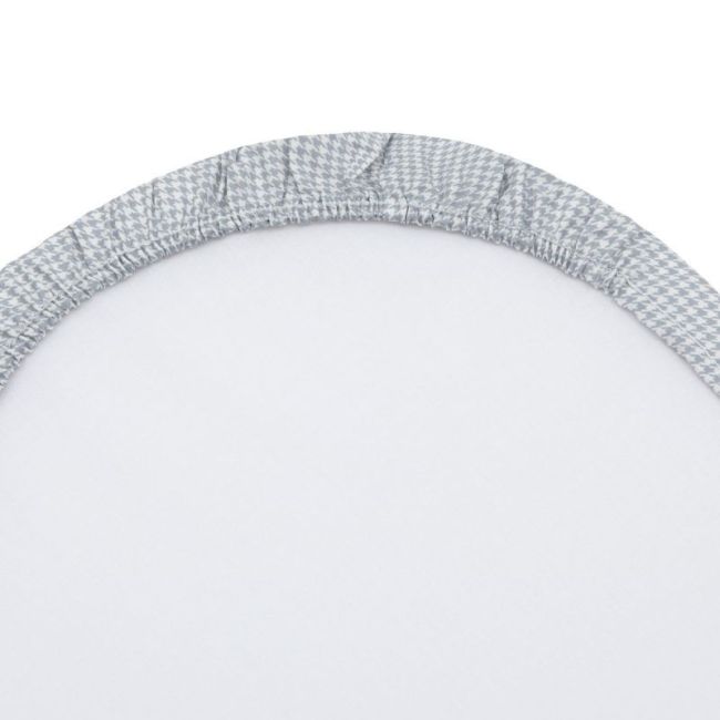 Lenzuolo per culla/Carro duo 2 pezzi 35X80X7 cm Mini Windsord Grigio CAMBRASS - 3