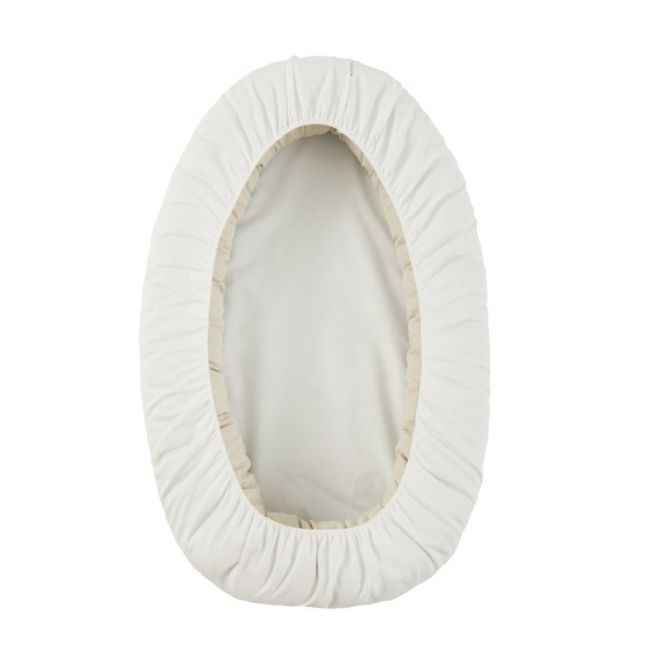 Culla Nido per Bambini in Lino 55X90X15 Cm Beige CAMBRASS - 2