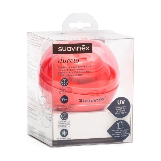 Stérilisateur suceur UV rose