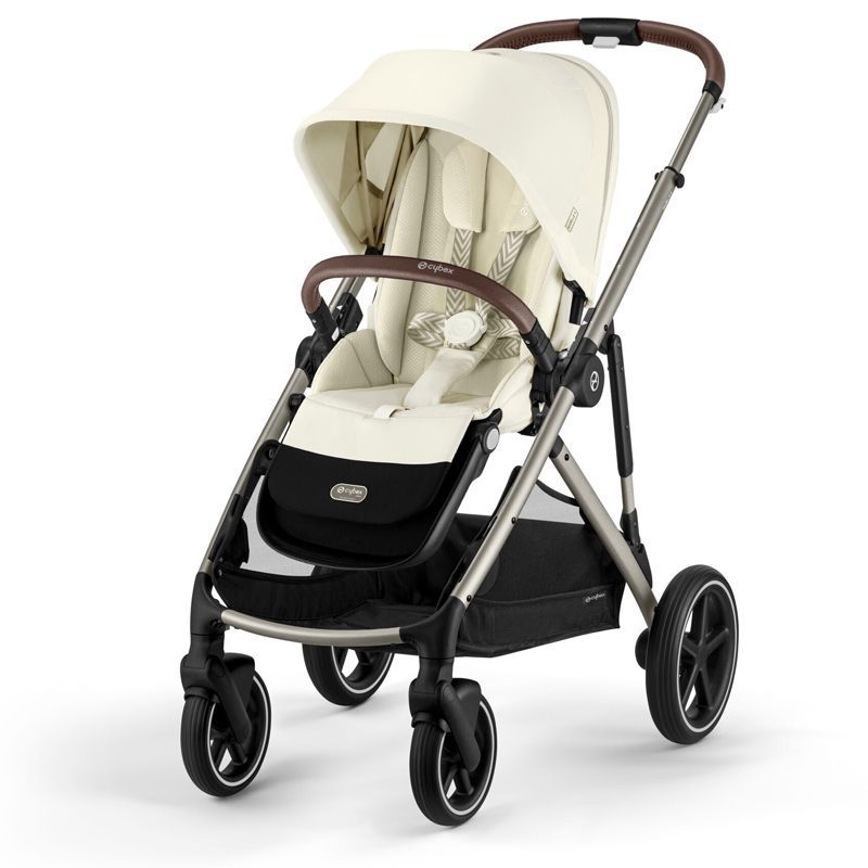Kinderwagen Cybex Gazelle S Muschel Beige mit grauem Topo-TPE-Gestell. -  CYBEX | BebeCenter