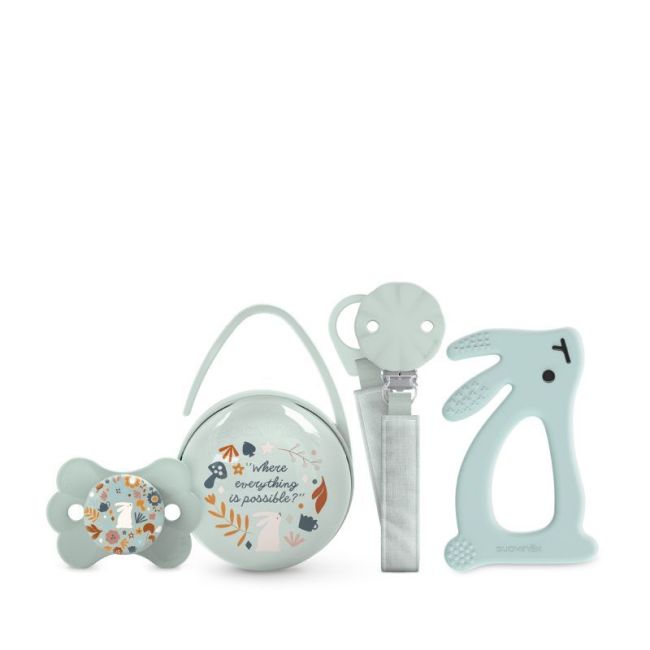 Geschenkset Wonderland Liberty - Blau SUAVINEX - 1
