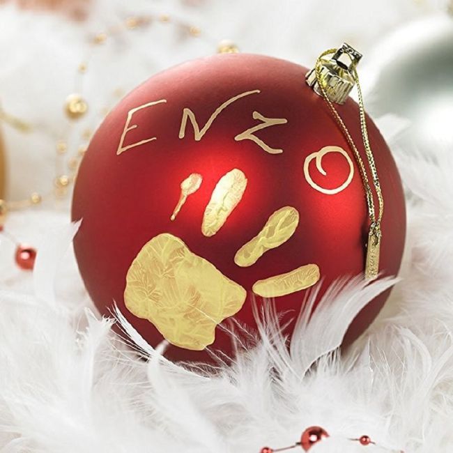 Boule de Noël Baby Art - Rouge BABY ART - 4