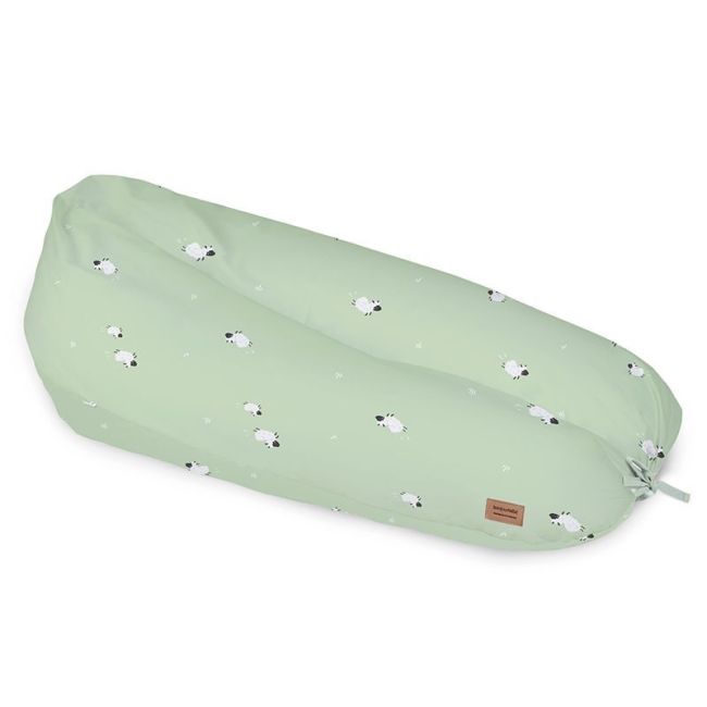 Cuscino Maternale XL Jersey Funny Farm Menta