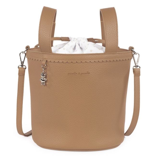 Borsa Bucket Icon Caramel