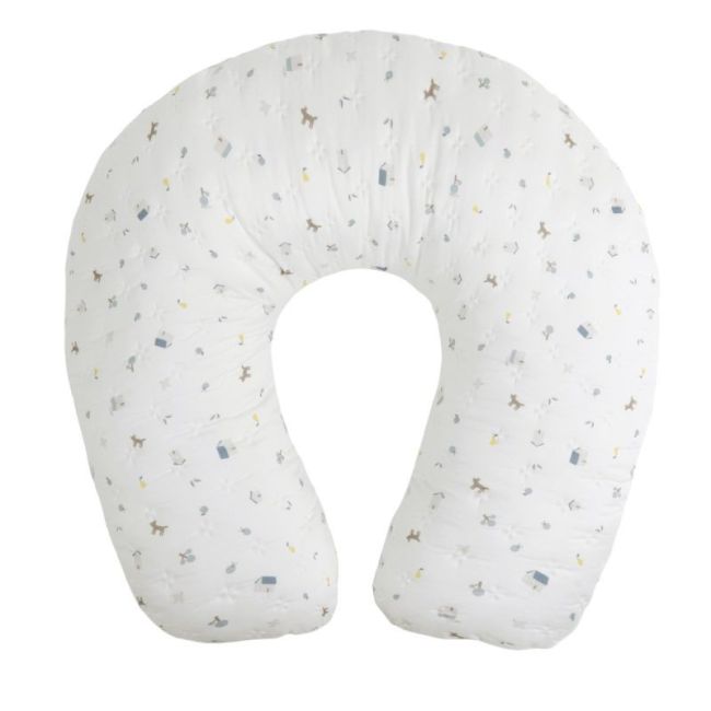 Coussin d'Allaitement 53X45X10 Cm House Bleu