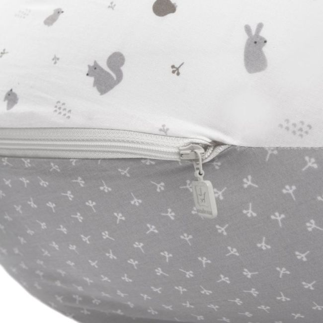 Coussin D'allaitement Luna 80X185X16 Cm Ardi Gris