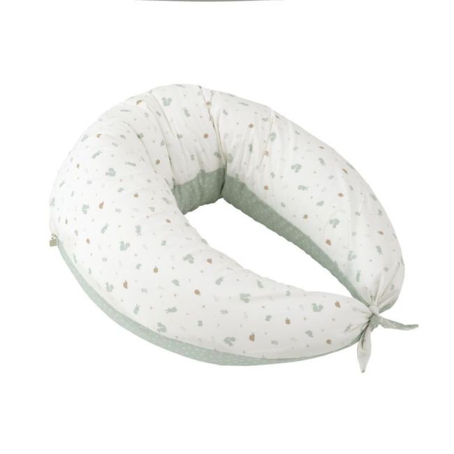 Coussin D'allaitement Luna 80X185X16 Cm Ardi Vert