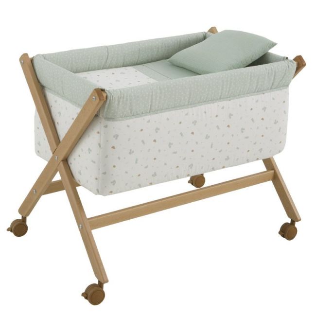 Minicuna Ciseaux Bois Ardi Vert/Naturel 55X87X74 Cm