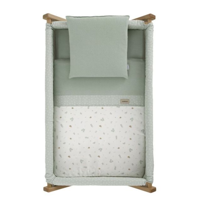 Minicuna Ciseaux Bois Ardi Vert/Naturel 55X87X74 Cm