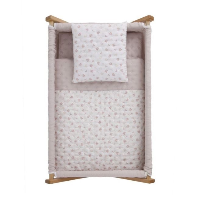 Minicuna Ciseaux Bois Branch Rose/Naturel 55X87X74 Cm
