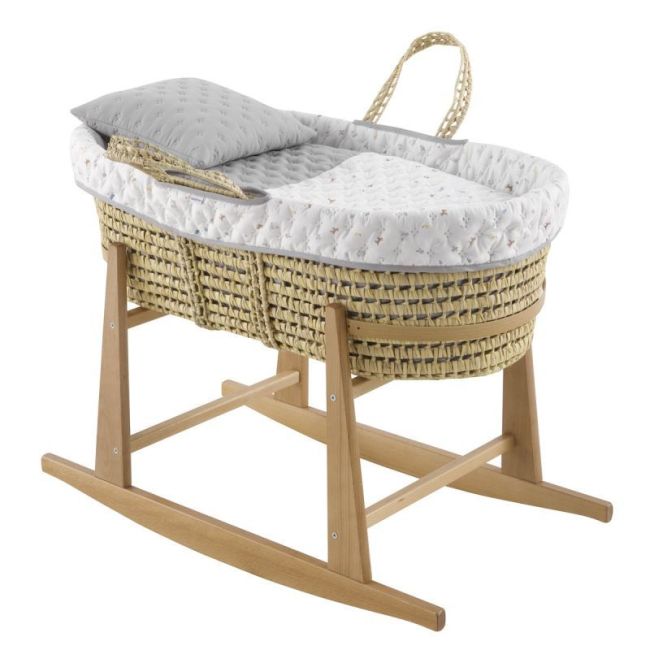 Culla Imbottita Palma + Gamba M.Natural House Blu 39X80X25 Cm