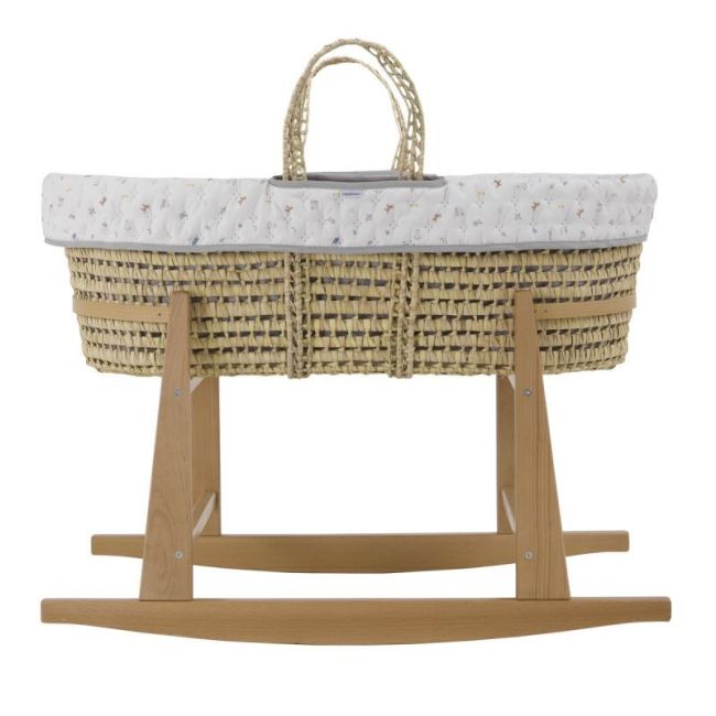 Culla Imbottita Palma + Gamba M.Natural House Blu 39X80X25 Cm