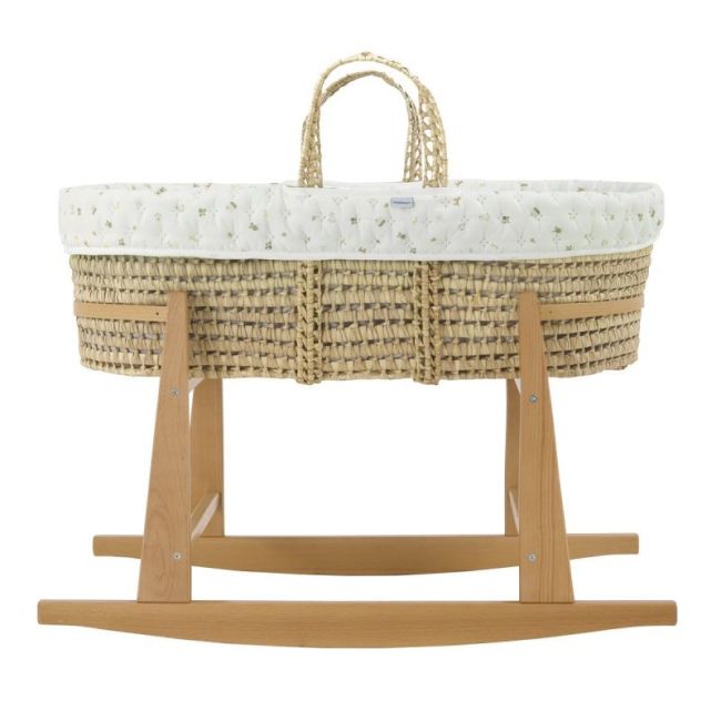 Culla Imbottita Palma Moises + Gamba M.Natural House Mint 39X80X25 Cm