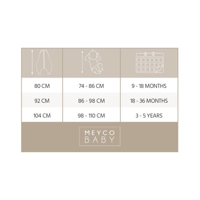 Pyjama Sans Manches Canale Tog 0.5 80 Merib Mini Spot Toffee Melange