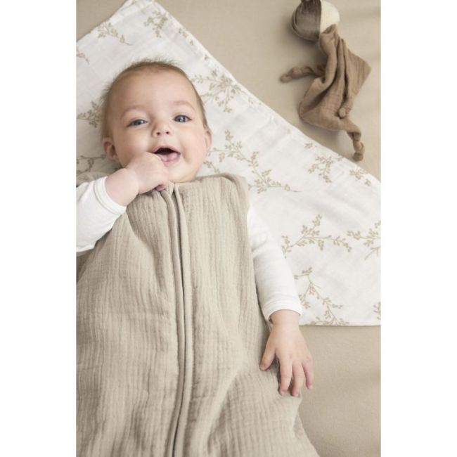 Sac de Couchage Sans Manches Doublé Mousseline Lavée Tog 2 70 Cm Me-Uni Sand
