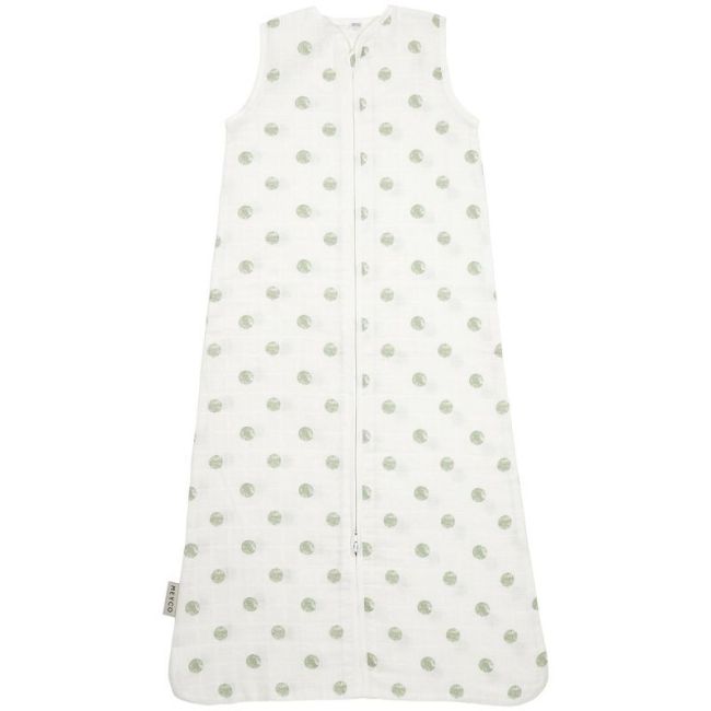 Sac de Couchage Sans Manches Mousseline Tog 0.3 90 Cm Me-Dots Soft Green