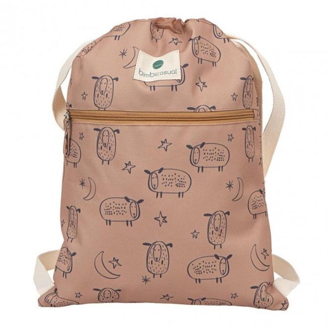 Borsa Zaino Merenda 43x32cm Farm Toffee