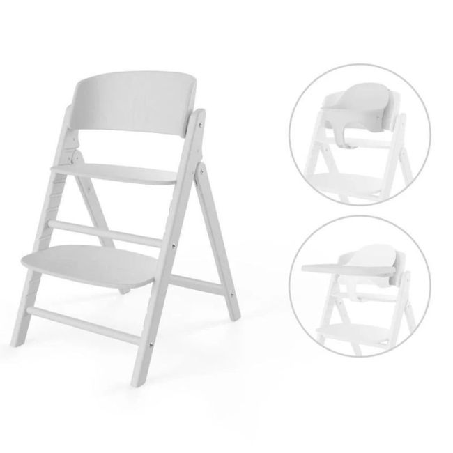 Trona Pieghevole Evolutiva Cybex Click & Fold 3IN1 All White