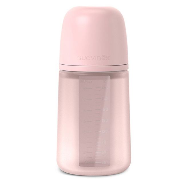 Biberón Silicona 240ml Rose Clair