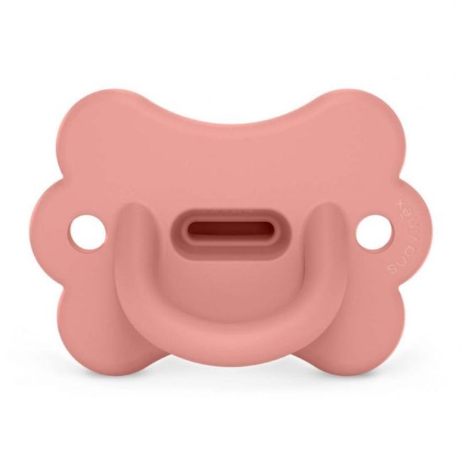 Chupete 100% Silicona 6-18M Fisiologico SX Pro Colour Essence Farfalla Rosa