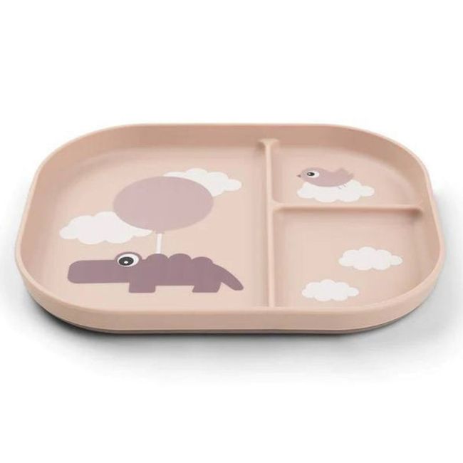 Platte mit Fächern Happy Clouds Rosa