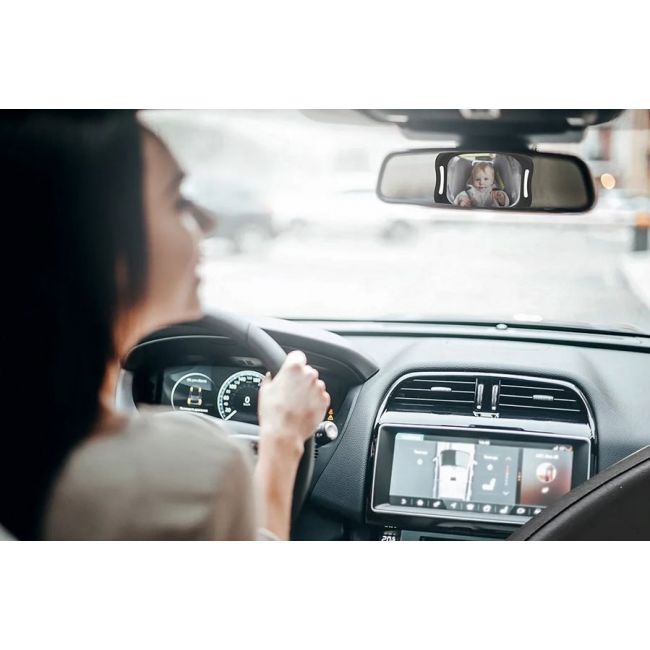 LED Deluxe Spiegel mit Fernbedienung für Autositz
