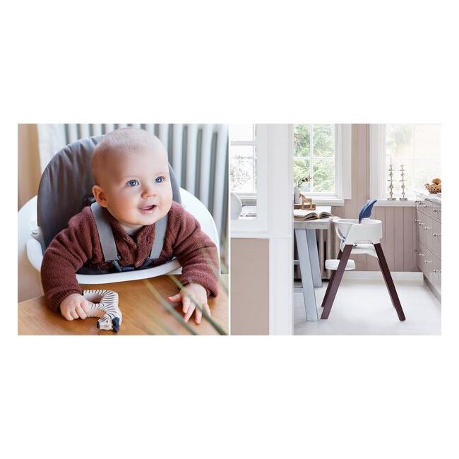 Stokke Steps Cuscino per Baby Set Grigio Timeless (Cotone Organico)