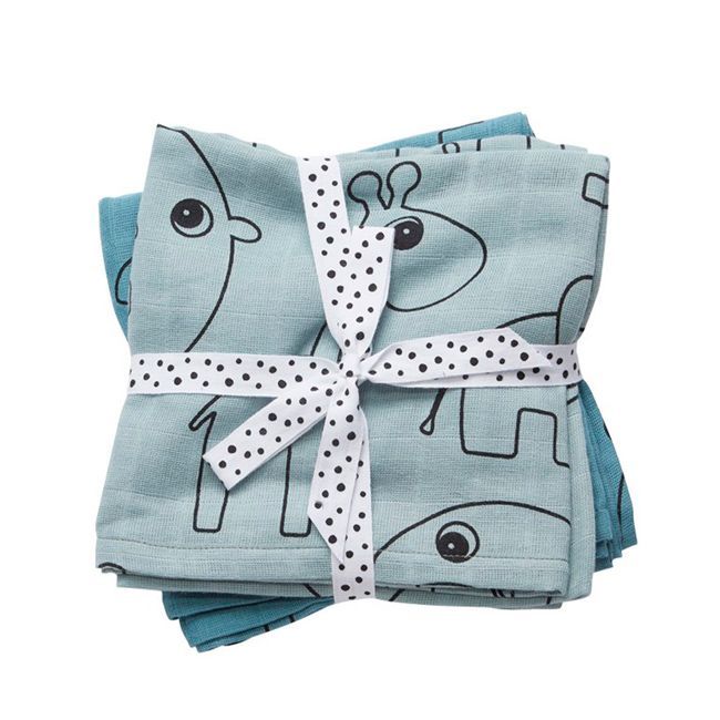 Swaddle 2er-Pack Kontur Blau