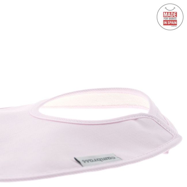 Lätzchen Rund Mit Klettverschluss Pio Pio Rosa 16X19 Cm CAMBRASS - 4