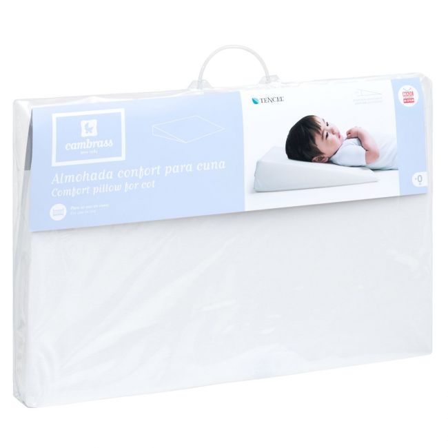 Plan incliné Confort Lit bébé 55X37 cm Liso E blanc CAMBRASS - 1