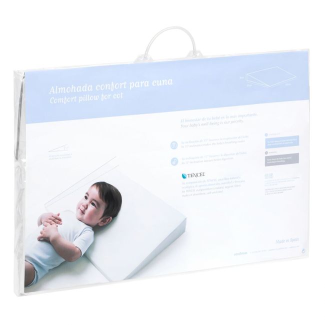 Plan incliné Confort Lit bébé 55X37 cm Liso E blanc CAMBRASS - 1